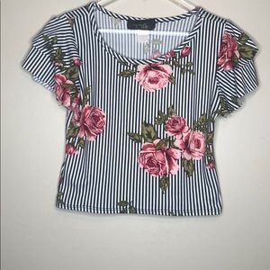Floral print top